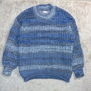 SO Men's Blue Ombre Knit Sweater Size S